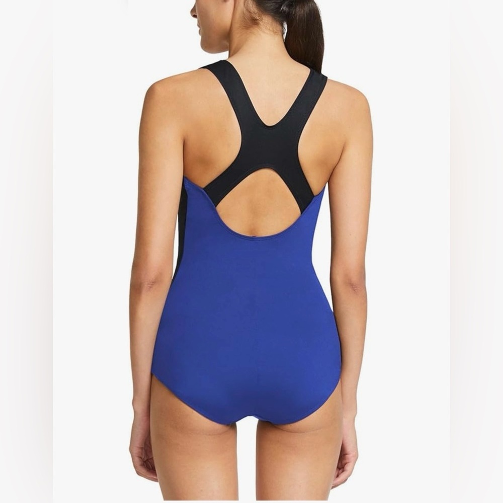NWT BALEAF Racerback Athletic One-Piece Swimsuit Blue & Black Size XL - Picture 11 of 12